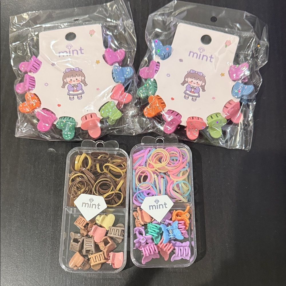 Mint Multicolor Hair Accessories Bundle